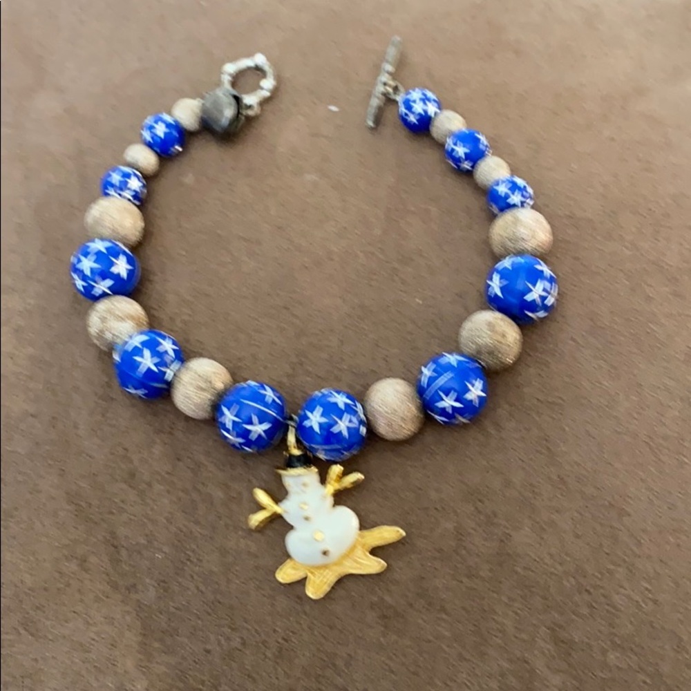 Snowman bracelet